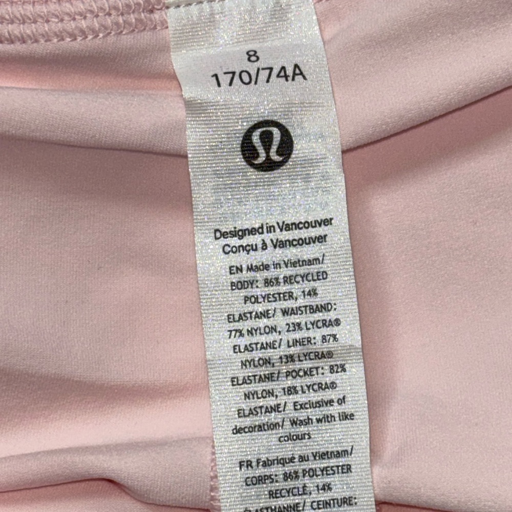 LULULEMON PACE RIVAL MR SKIRT *REGULAR IN STRAWBERRY MILKSHAKE 🍓 SZ 4,6,8 NWT - Picture 15 of 16